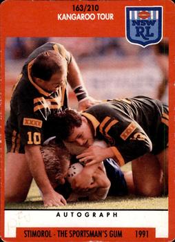1991 Stimorol NRL #163 Kangaroo Tour Front